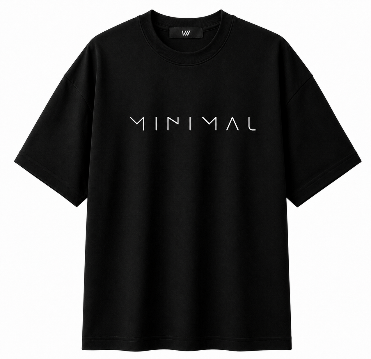 Minimalist Line-Art Oversized Tee | VII