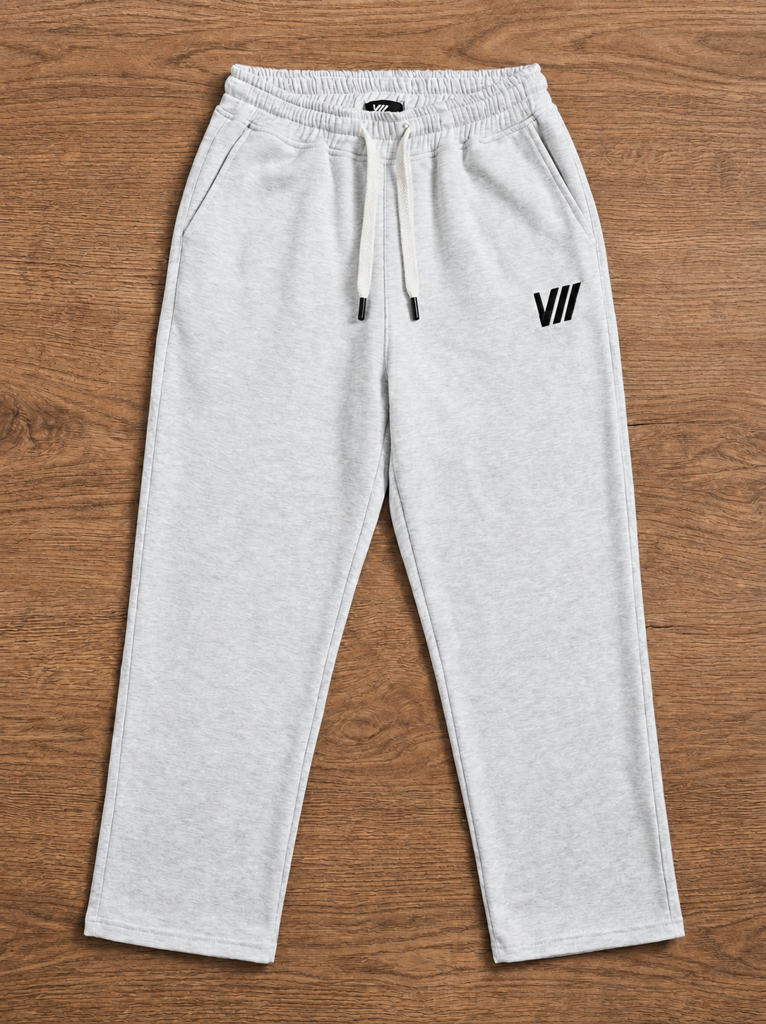 VII Wide Leg French Terry Pants – Off White