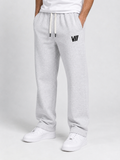 VII Wide Leg French Terry Pants – Off White
